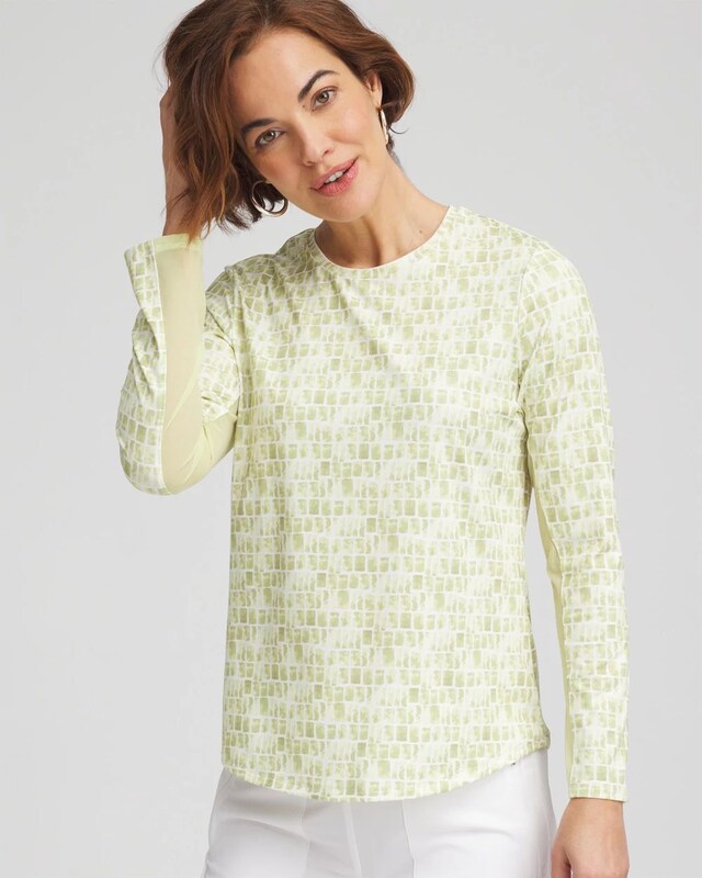 Zenergy UPF Tile Long Sleeve Top